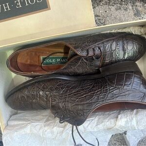 Vintage Cole Haan Men's Brown Leather Dress Shoes